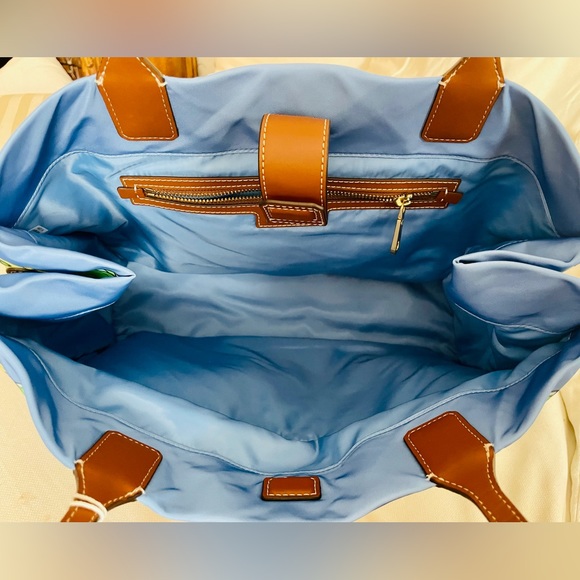 Brand New with Tag Tory Burch Large Ella Tote Bag, super pretty and vibrant!❤️ - Picture 2 of 7